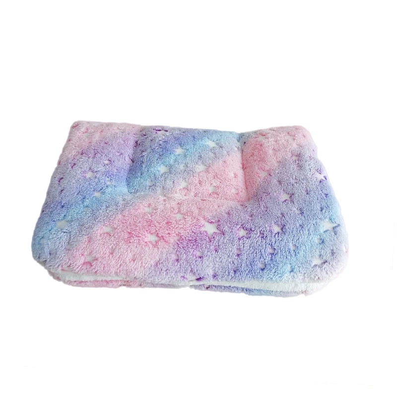 Dog Bed Thickened Dog Mat Pet Cat Soft Fleece Pad Blanket Bed Mat Cushion Home Washable Rug Keep Warm Pet Supplies cama perro