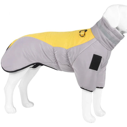 Winter Pet Clothes Golden Labrador Retriever Waterproof Dog Jumpsuit Medium Big Dog, Big Dog Winter Warm Cotton Blend Coat