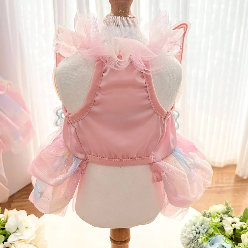 Pet Clothes Dog Wedding Dress Prom Party Princess Dresses for Small Dogs Luxury Dog Clothes Puppy Costume Colorful Pet Supplies