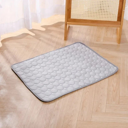 Dog Cooling Summer Pad Mat For Dogs Cat Blanket Sofa Breathable Pet Dog Bed Summer Puppy Pet Mat Car Seat Cover Pet Supplies