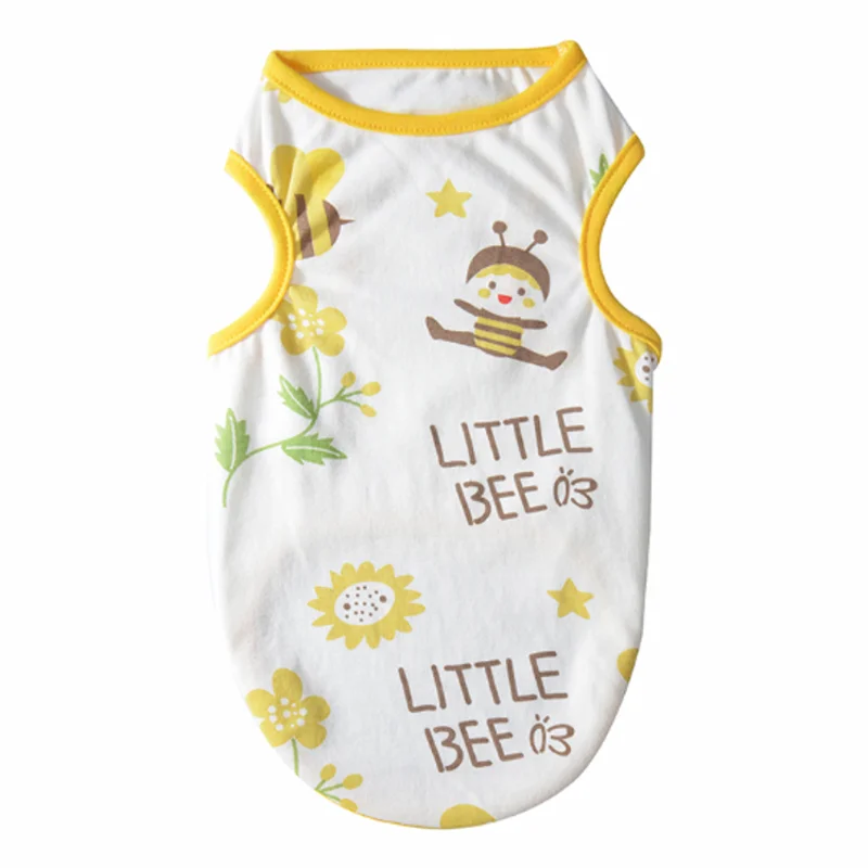 the COOLBARK SUMMER TEE - Dog Clothes Summer Thin Dog Vest T-Shirt, Print Dog Cute Outfits, Chihuahua, Pet Clothing, French Bulldog, Pug Costumes, Puppy Shirts