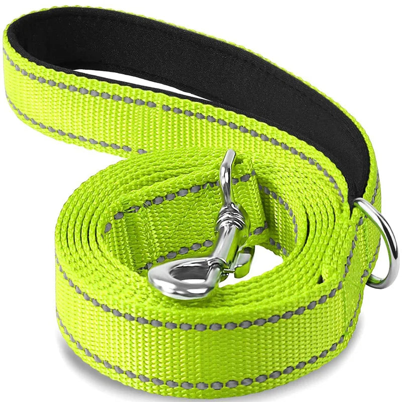 the MOONSTRIDE REFLECTIVE ROPE - Night Reflection Dog/Pet Towing Rope, 1.2/1.5/1.8m Guard Rope, Pet Walking Training Leash, Cats/Dogs Harness Collar Lead Strap