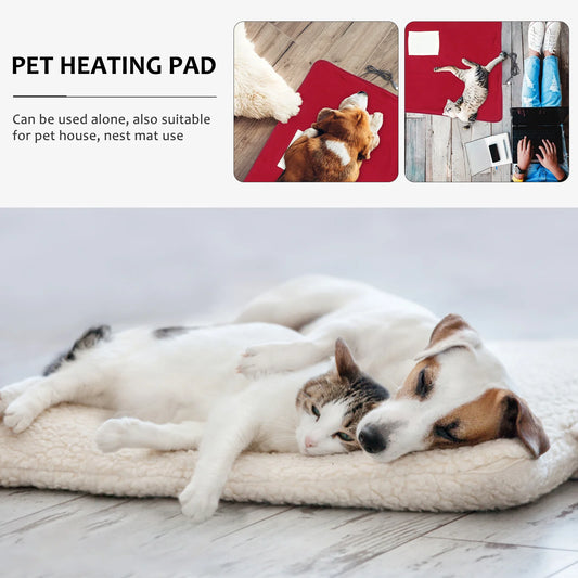 USB Pet Heating Mat Electric Blanket Dog Cat Warmer Pad for Home Use Pet Heating Pad Dog Warmer Mat USB Heater