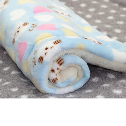 Flannel Pet Mat Dog Bed Cat Bed Thicken Sleeping Mat Dog Blanket Mat For Puppy Kitten Pet Dog Bed for Small Large Dogs Pet Rug