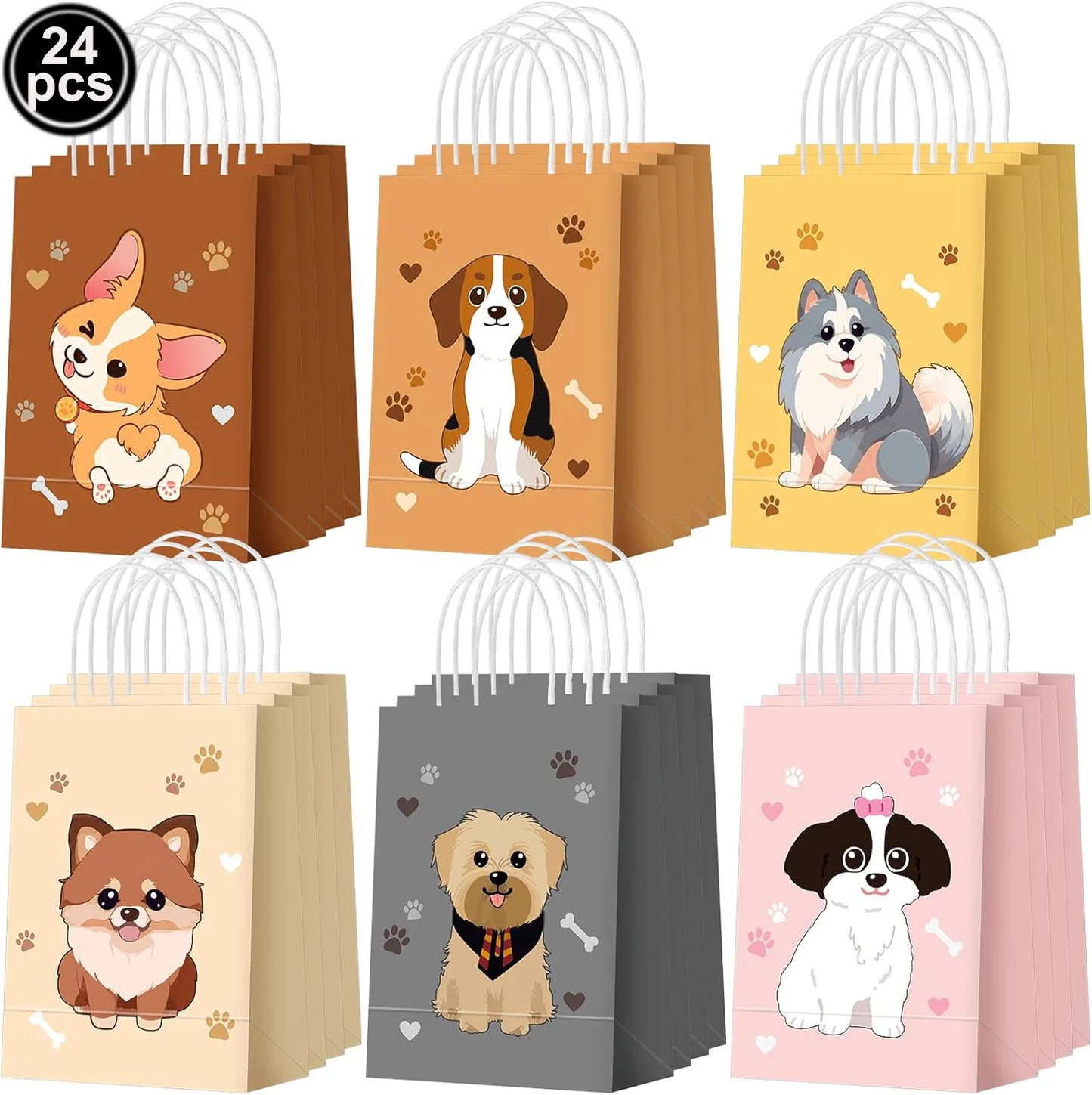 Dog Birthday Party Supplies Tableware Set Dog Plates Napkins Tablecloth Banner Balloon Kids Decor Puppy Theme Party Supplies