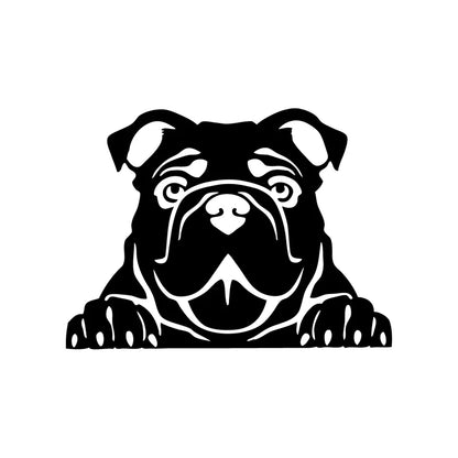 Cars Accessorie Decals Funny Dog With Name Car Decal Dogs Pet Animals Laptop Vinyl Sticker For Apple MacBook Pro/Air Decoration