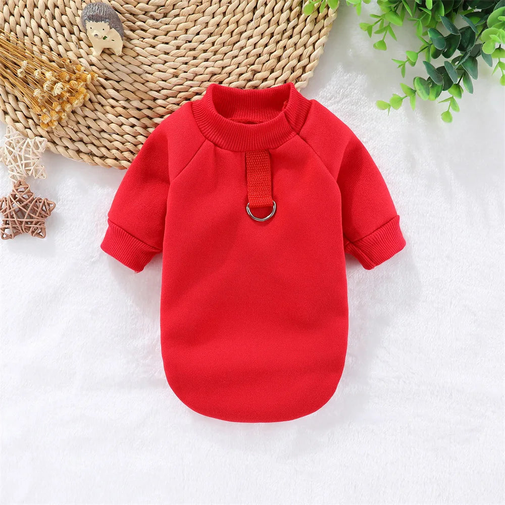 Classic Pinscher Dog Hoodies with Buckle Autumn Fleece Pet Clothes for Small Dogs Poodle Chihuahua Cat Sweater mascotas Clothing