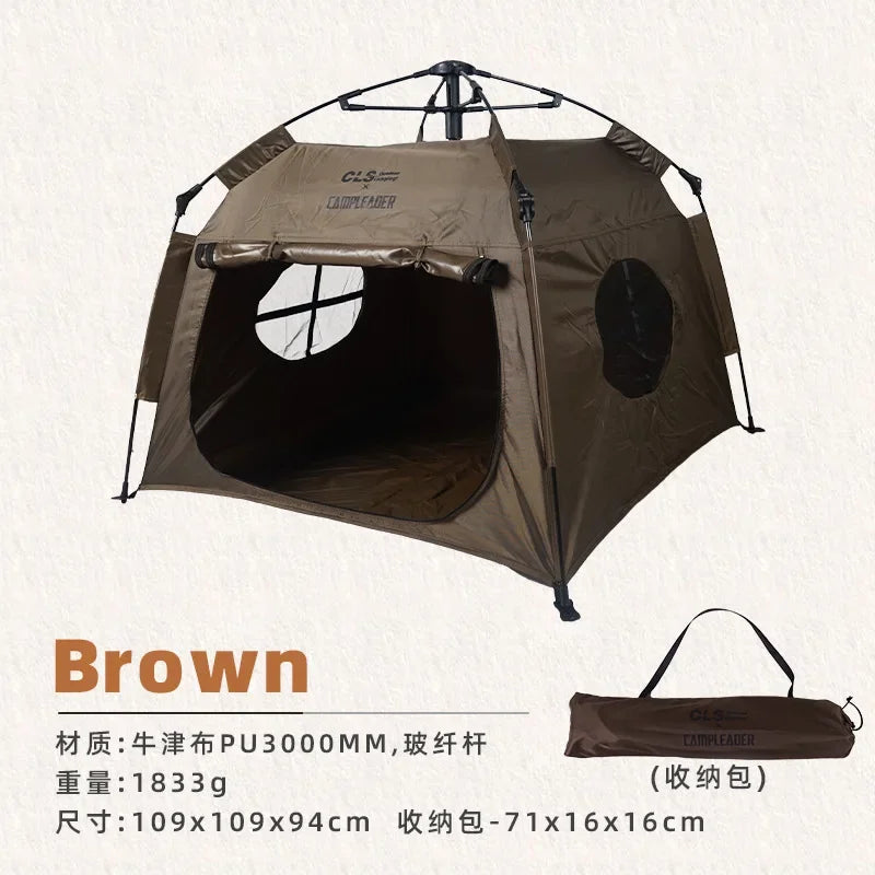 Pet tent fully automatic folding cat dog house portable car large dog rain and sun protection portable tent
