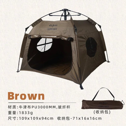 Pet tent fully automatic folding cat dog house portable car large dog rain and sun protection portable tent
