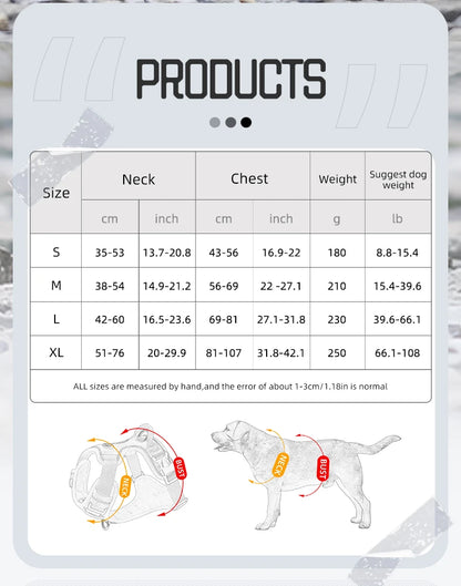 No Pull Dog Harness Pet Reflective Nylon Adjustable Medium Large Naughty Dog Vest Safety Vehicular Lead Walking Running