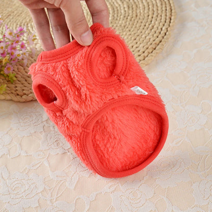 Cute Print Tea Cup Dog Sweater Winter Warm Fleece Pet Clothes for Small Dogs Teddy Chihuahua Puppy Pullovers mascotas Clothing