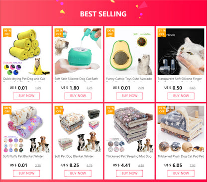 Soft Pet Blanket Plush Dog Sleeping Blanket Solid Color Washable Sofa Pad Portable Warm Cat Bed Blanket Home Carpet Pet Supplies