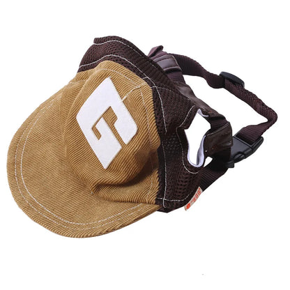 the GOOD BOY BALLCAP - Dog Hat, Dog Sunscreen Hat, Baseball Cap, Outdoor Sports Hat with Ear Holes, Adjustable Pet Hat for Small, Medium and Large Dogs