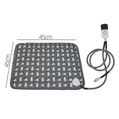220V 20W Pet Electric Heating Pads Heated Blanket Winter Dog Cats Warmer Mat Sleeping Bed Pet Supplies Washable blanket Mats