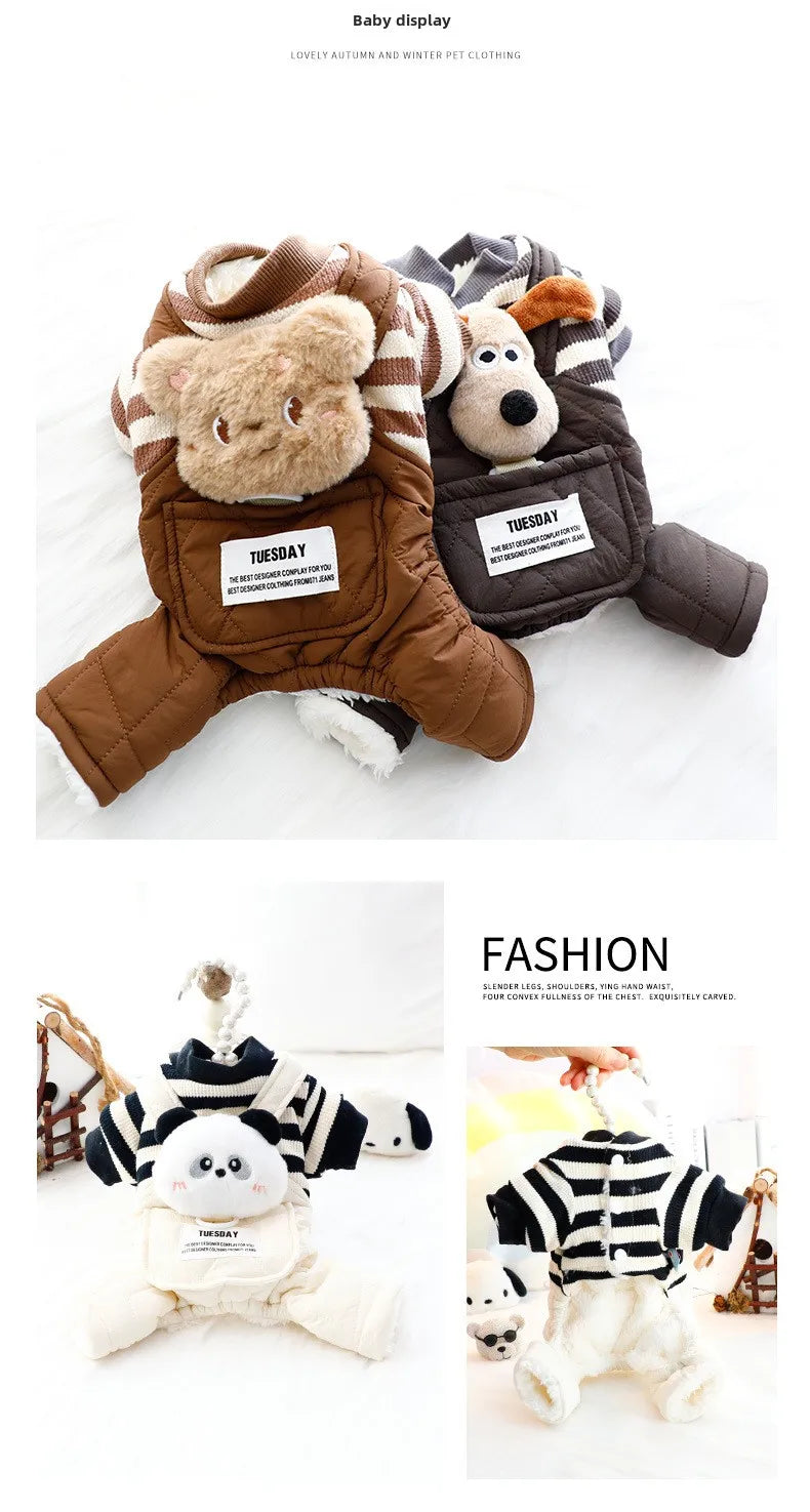 Winter Pet Dog Vest Jacket for Small Medium Dogs Cats pet Warm Cotton Clothes Puppy Yorkie Chihuahua Coat Maltese Bulldog wear