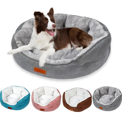Pet cat bed winter warm plush hugging pet sofa dog bed non-slip removable and washable dog bed cat be