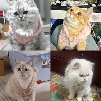 Winter Dog Hooded Clothes For Small Medium Dogs Cat Soft Puppy Rabit Ears Clothing Cute Kitten Costume Chihuahua Pug Pet Outfits