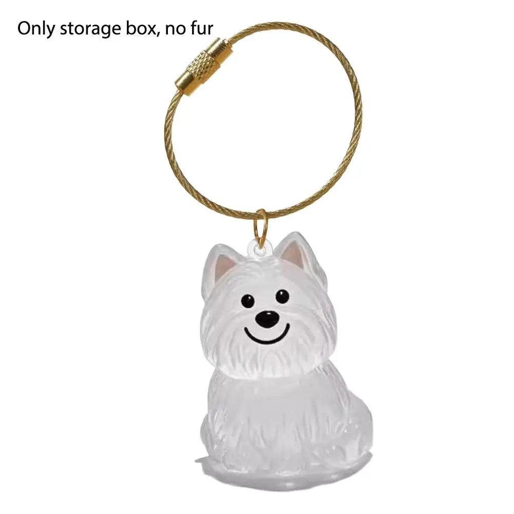 Keychain For Collecting Cat And Dog Hair, Fur Life Pendant For Dogs, DIY Pet Furs Collection Keychain, Pet Fur Keepsake