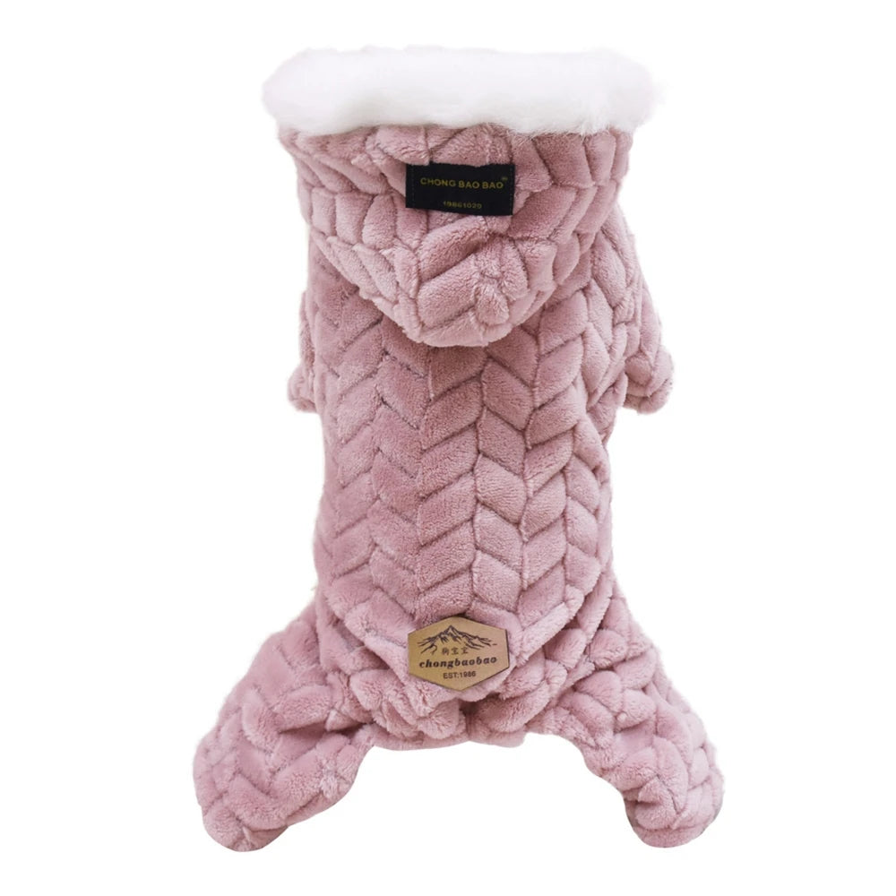 Winter Warm Pet Dog Jumpsuit Windproof Dog Clothes for Small Dogs Chihuahua Jacket Yorkie Costumes Shih Tzu Coat Poodle Outfits
