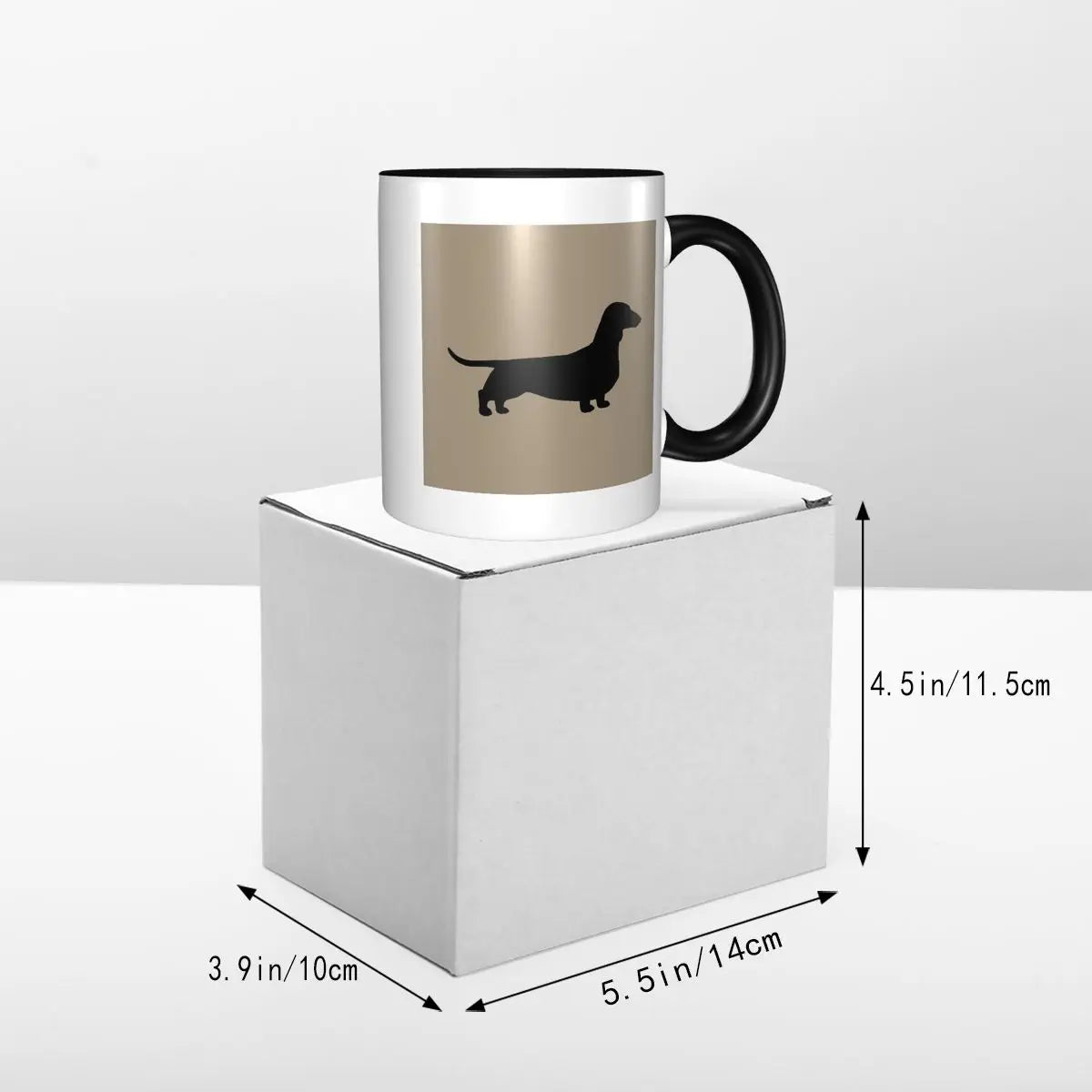 Dachshund Dog Mug Funny Ceramic Coffee Cups Tea Mugs Milk Cup Drinkware Gifts for Friends