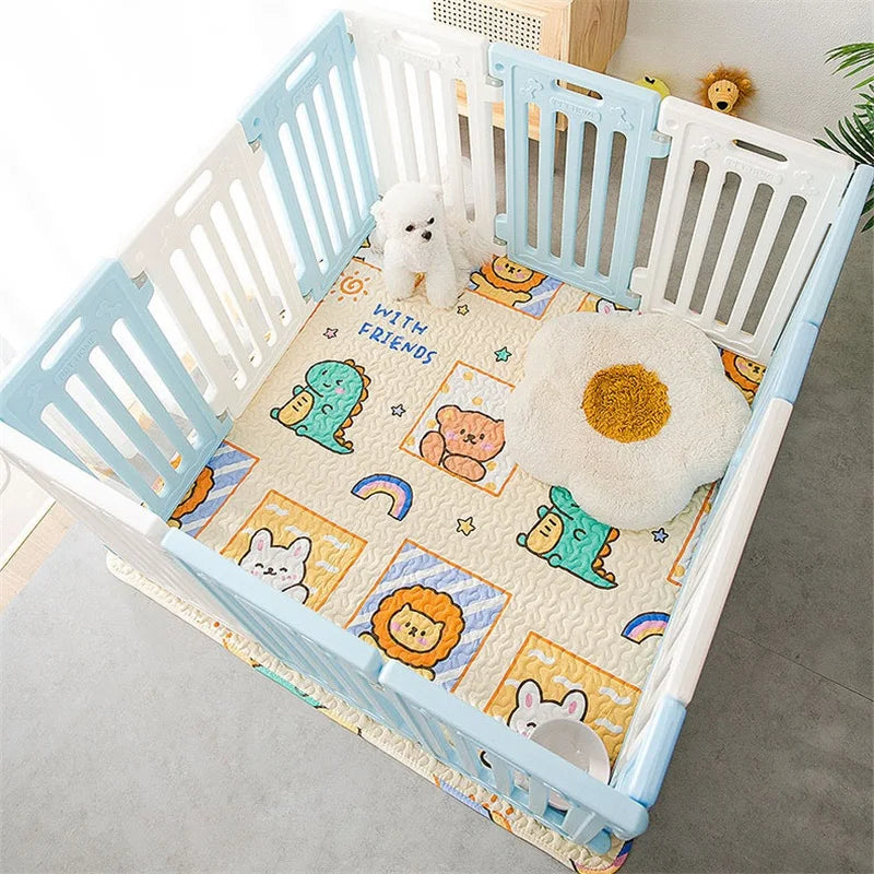 Dog Mats for Floors Pet Playpen Kennel Crates Mat Cat Puppy Cushion Reusable Washable Training Pee Pads Travel Car Mats for Dogs