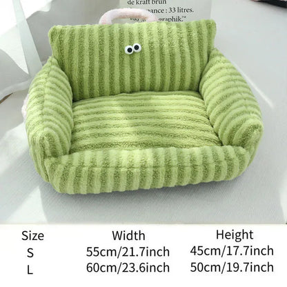 Cat Bed Sofa Winter Warm Foam Neck Pad Nest Beds Pet Deep Sleeping Bed For Small Medium Dogs Comfortable Plush Puppy Supplies