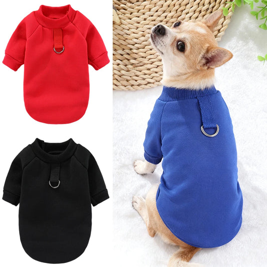 Classic Pinscher Dog Hoodies with Buckle Autumn Fleece Pet Clothes for Small Dogs Poodle Chihuahua Cat Sweater mascotas Clothing