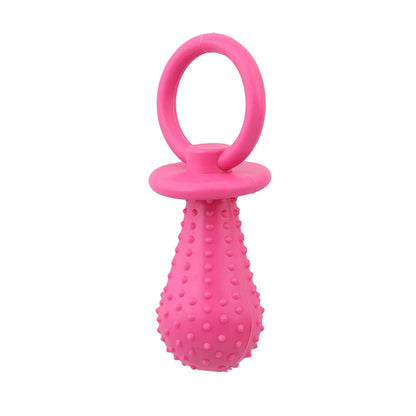 1pc Rubber Nipple Toys For Dog Pet  Resistant Chewing Teething  Small Cat Puppy Cleaning Bite Pet Products