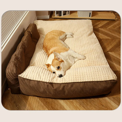 HOOPET Dogs Sofa Bed Pet Kennel Mats Cats Bed Winter Warm Sleeping Floor Mats for Small Middle Big Dog Nest Pet Accessories