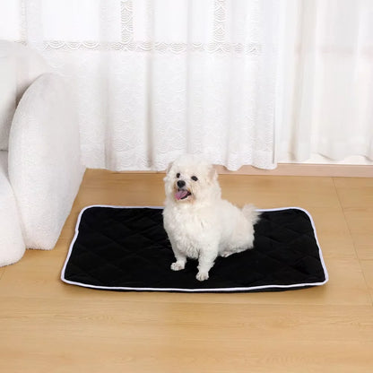 Self-Warming Pet Blanket for Outdoor Use - Built-in Pee Pad, Reusable Cloth Thermal Mat, In Stock for Cats & Dogs