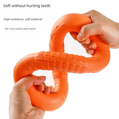 Dog Ring Toys Indestructible Chewing Flying Floating Training Tools Fetch for Small Medium Large Dogs Throwing Catching Flying