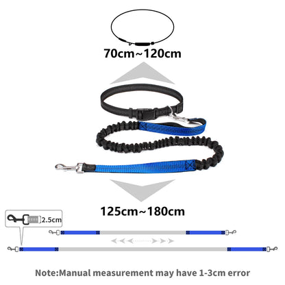the ACTIVELINK HANDS-FREE LEASH - Hand-Free Dog Leash for Pet Walking/Running/Jogging, Adjustable Dog Leash Waist Belt/Chest Strap Traction Rope, Dog Accessories