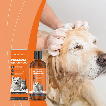 the SOAP & SUDS SHAMPOO - Natural Pet Shampoo for Dogs & Cats, Coconut Oil Derivative Formula, Removes Odor & Tangles, Flea & Insect Repellent