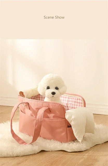 Portable Dog Carrier Handbag - Shoulder Bag for Puppy & Cat Pet Go Out Travel Bag Suitable For Small Dogs Essential Pet Supplies