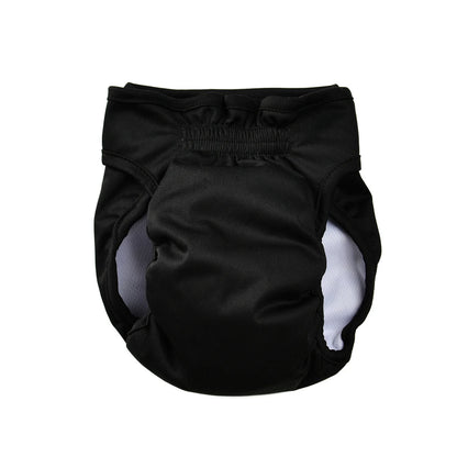 3pcs Female Dog Diapers Washable Reusable Doggie Puppy Nappies Physiological Pants Cute Adjustable Pet Sanitary Panties Short