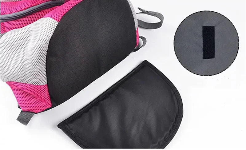 Pet Backpack Portable Portable dog Double Shoulder bag  Outdoor Travel cat Carrier Bag Pet Dog Front Bag Mesh Backpack