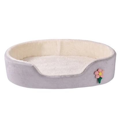 All Season Comfortable Small Cat Sleeping Mat Medium Dog Bed Soft Warm Windproof Puppy Nest Elastic Pet Kennel Accessories