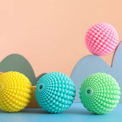 Pet Chew Toy Squeaky Corn Ball, Durable Dog Chewing Ball for Teeth Grinding & Cleaning, Puppy Boredom Relief Pet Supplies