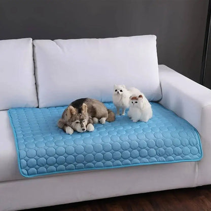 Dog Cooling Mat Summer Cold Bed Extra Large For Small Big Dogs Pet Accessories Cat Durable Sofa Ice Pad Blanket