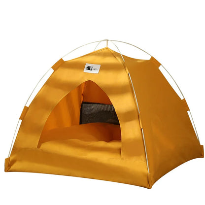 the DOG DOME TENT - Dog/Cat Tent House, Dog/Cat Bed, Cute Pet Bed, Comfortable Breathable Dual-Use for Cats/Dogs Portable