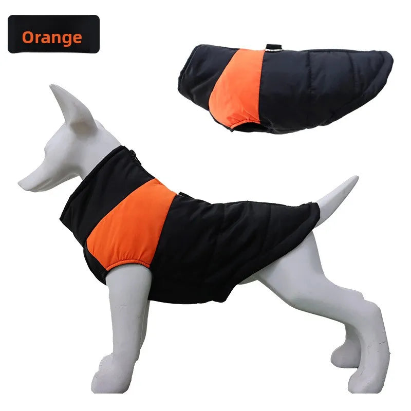 Winter Pet Clothes Warm Big Dog Coat Puppy Clothing Waterproof Vest Jacket For Small Medium Large Dogs Golden Retriever