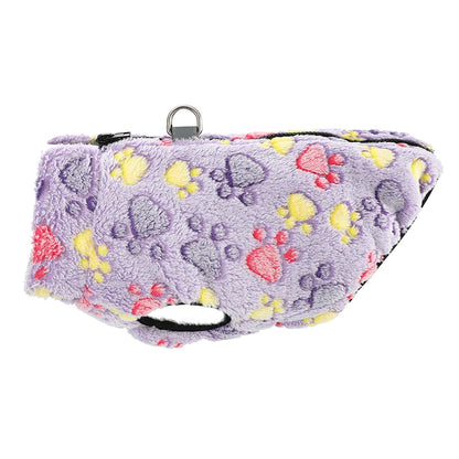 Winter Dog Jacket For Small Medium Dogs With D-ring Elasticity Reflective Puppy Fleece Clothes Yorkshire Schnauzer Pet Costume