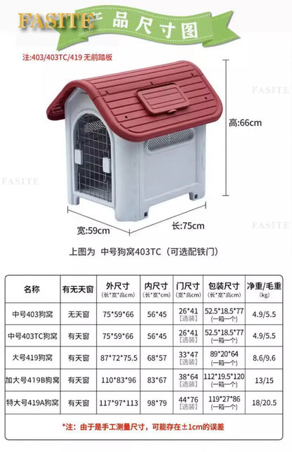 the BACKYARD DOG - Large Kennell Crate Doghouse, Accessories Playpens Outdoor Carrier, Doghouse Pet Supplies, Play Pen Mascotas Dog Furniture