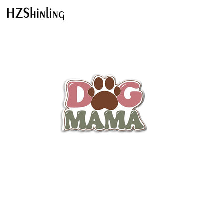 2023 New Dog Lover Acrylic Lapel Pin Heart Paw Epoxy Butterfly Clasp Pin Handmade Butterfly Brooch