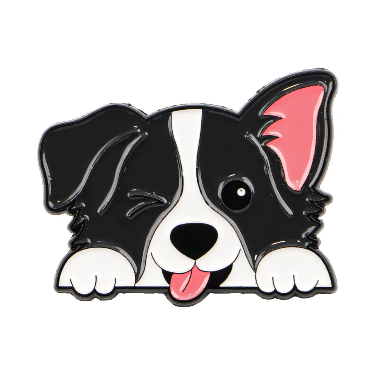 Cute Golden Retriever Border Collie Beagle Collie Enamel Pin Cartoon Pet Dog Animal Brooch Lapel Badge Jewelry Gifts For Friends