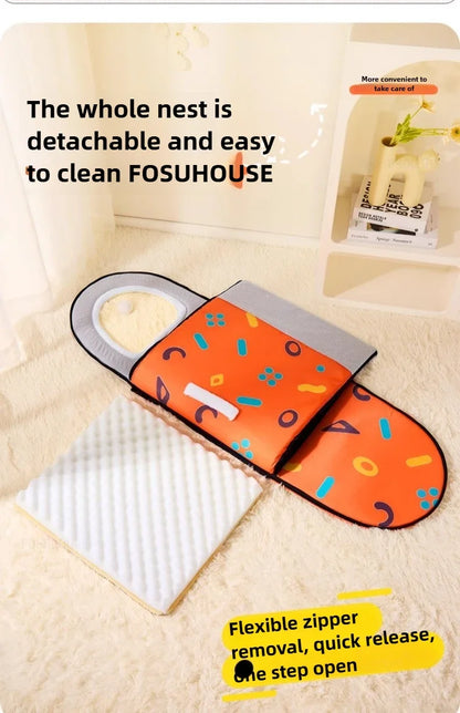 For Household Winter Dog Houses for Pet Shops Large Space Warmth Thicken Pet Cage Creative Comfortable Design House for Dogs