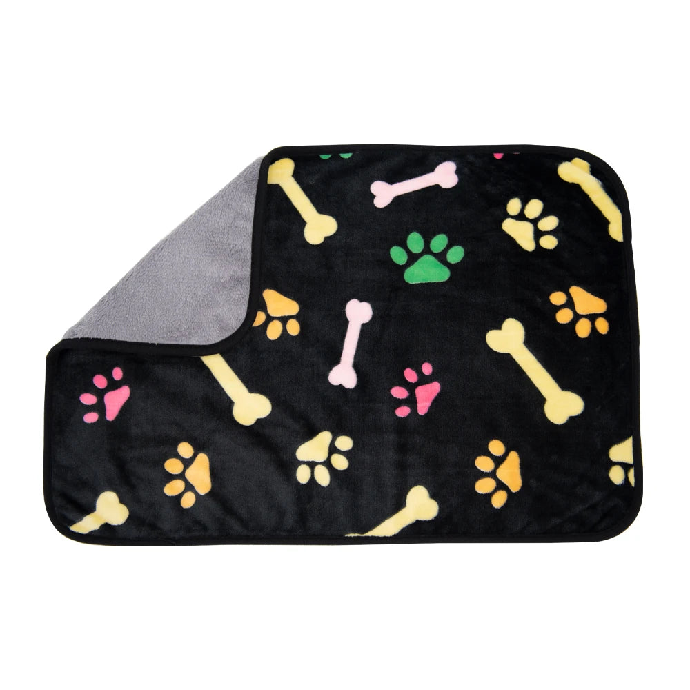 Soft Thickened Dog Blanket Waterproof Diaper Mat Dog Sleeping Mat Pet Blanket Sofa Mat Cat Blanket Warm Bed Sheet Pet Supplies