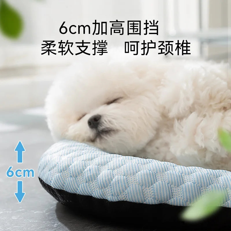 Cloud 3D Cool Cushion Soft and Cool Cushion Dog Cushion Teddy Small Dog Spring/Summer/Autumn Breathable Dog Nest Pet Bed