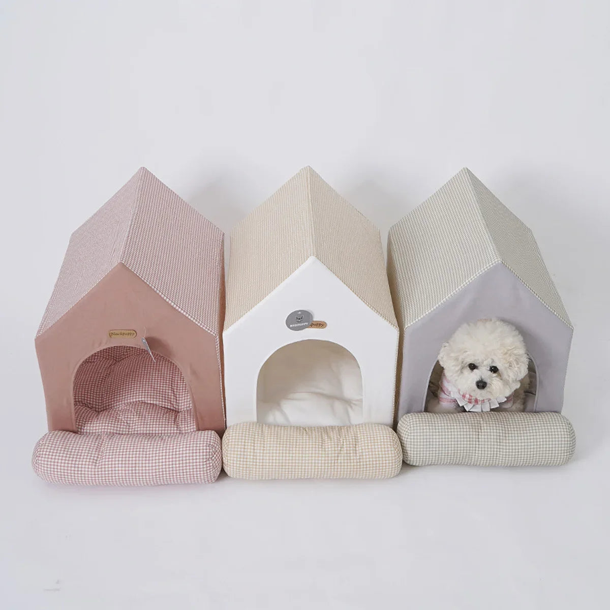 Pet Luxury Princess Deluxe House for Teddy Bear Schnauzer Dogs Cats Puppy Kitten Indoor Fluffy Warm Cozy Kennel Pet House Tent