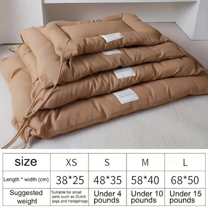 Cozy & Durable Pet Bed for Small to Medium Dogs and Cats Soft Durable Polyester Easy to Clean Store Four Corners for Easy Tying